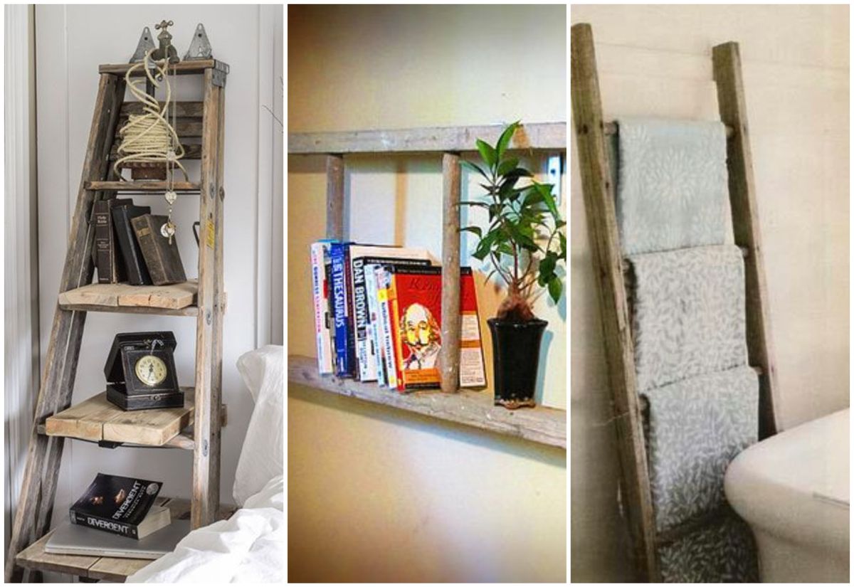 Kreative Upcycling Ideen mit alten Leitern! :)