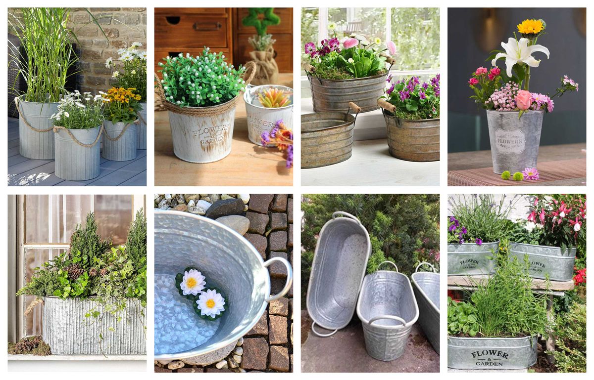 Mit Zinkgegenständen dekorieren und gestalten – tolle Ideen :)