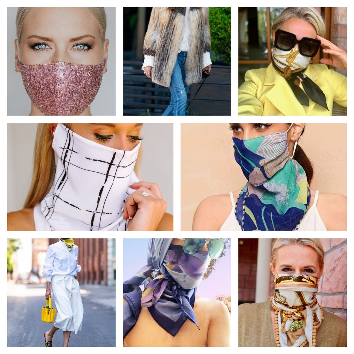 Stylische Mundmasken Ideen