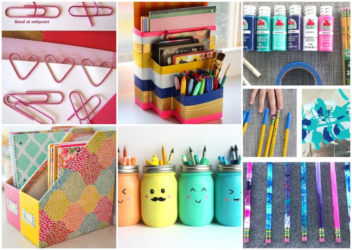 Zurück zur Schule – 11 kreative einfache Diy Ideen :)