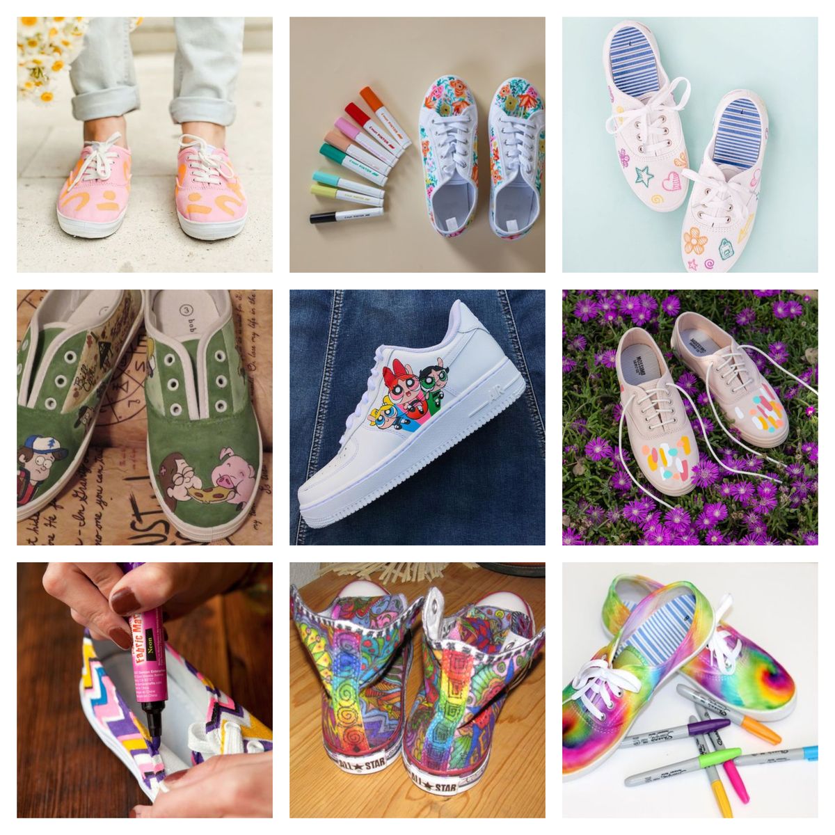 Upcycling – DIY Sneaker bemalen