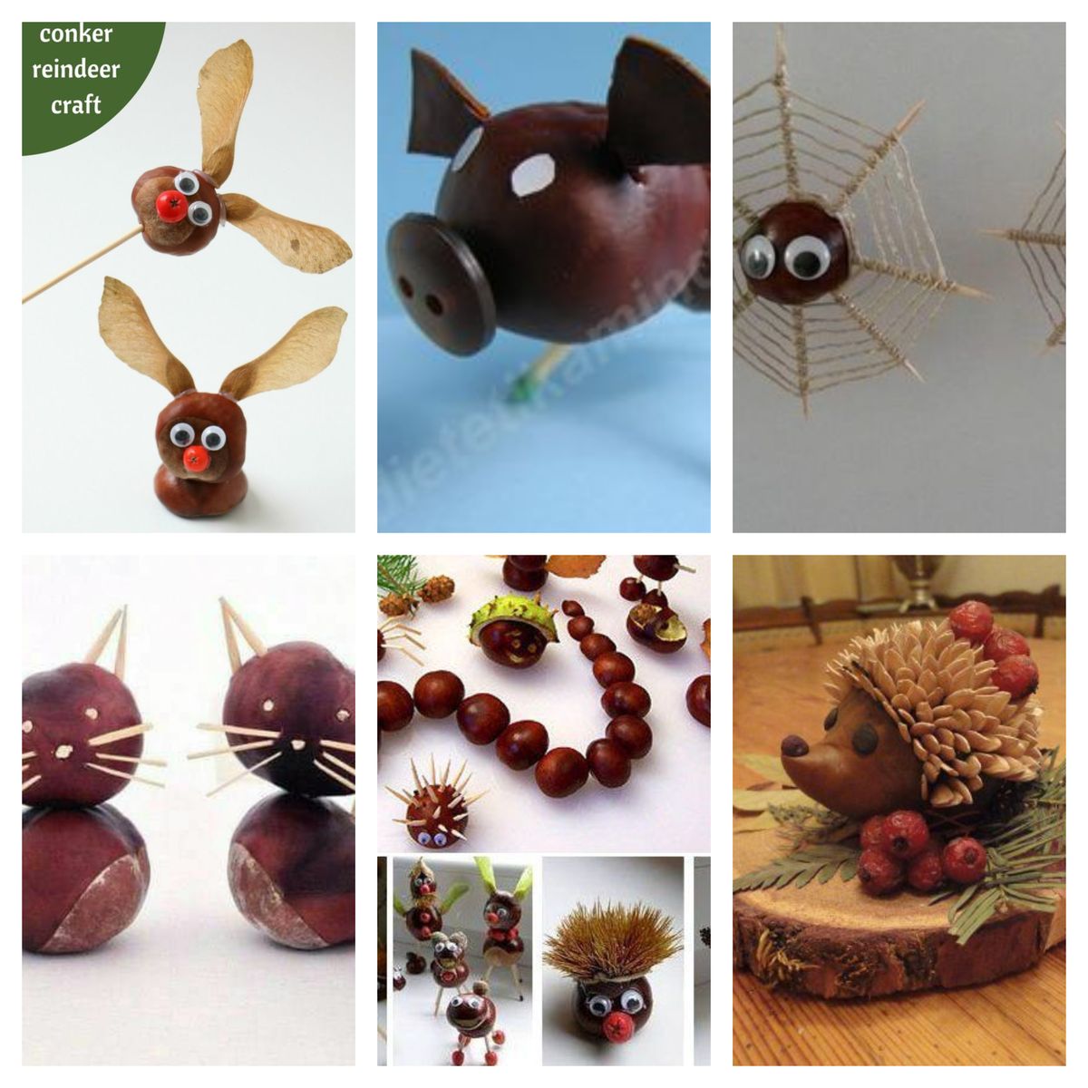 Tolle Ideen – Kastanien basteln mit Kindern