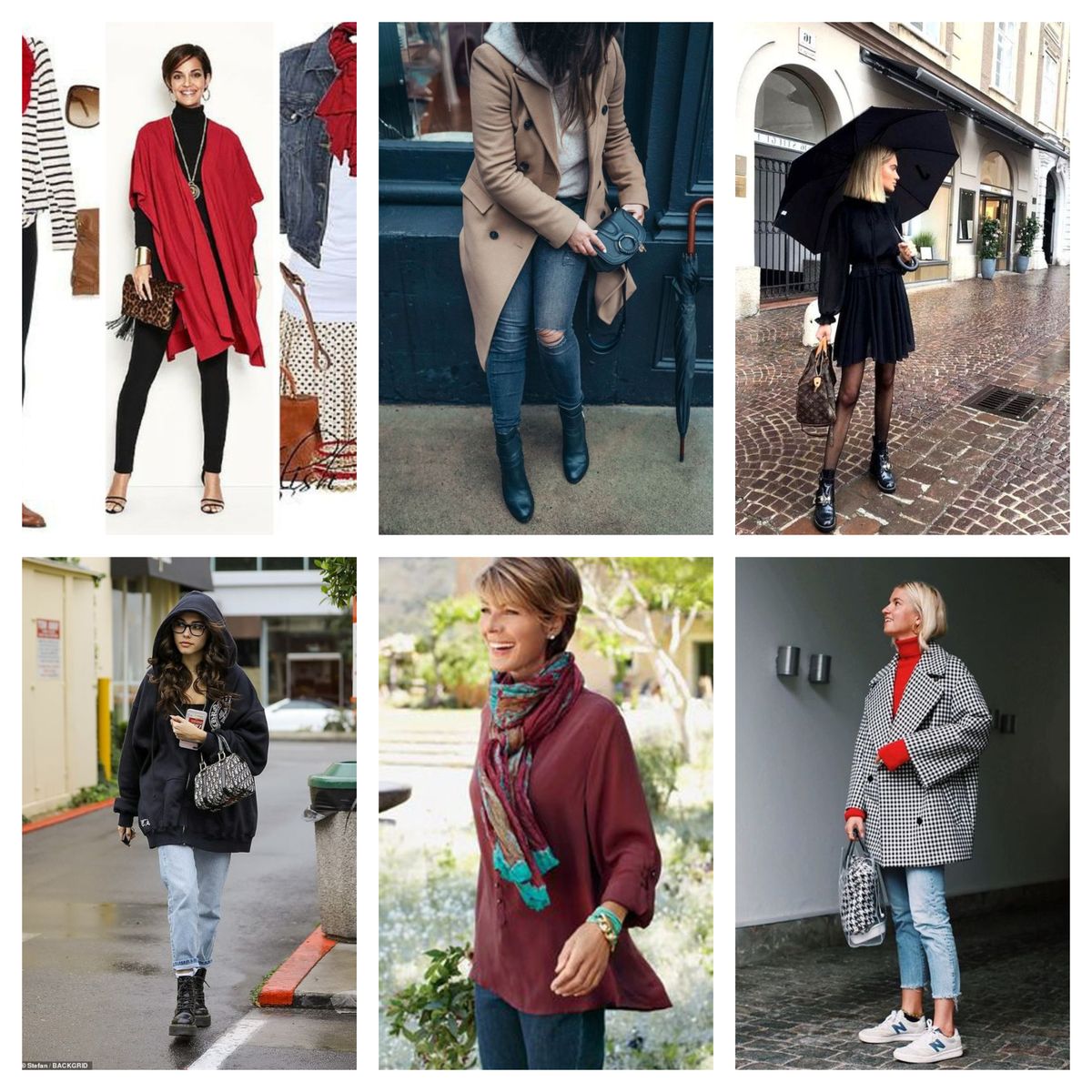 Oktober ist da :) Sonnen- und Regentage Outfit-Ideen