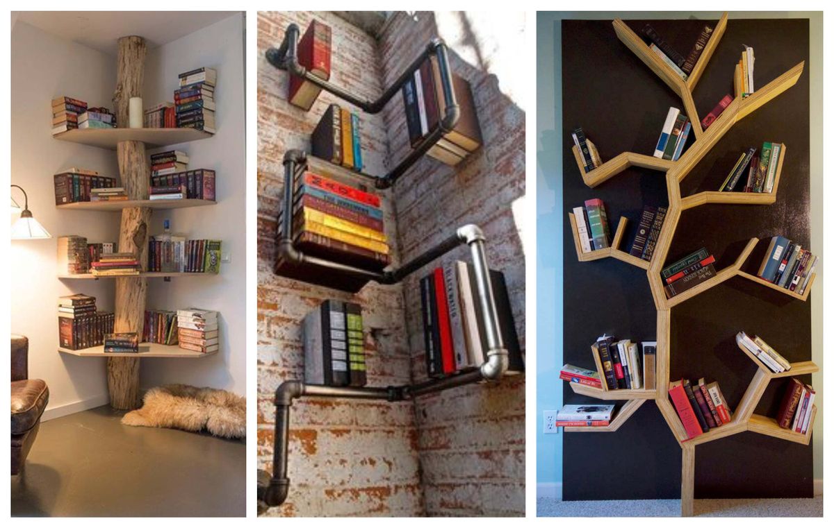 Top 10 originelle selbst gemachte Bücherregale :)