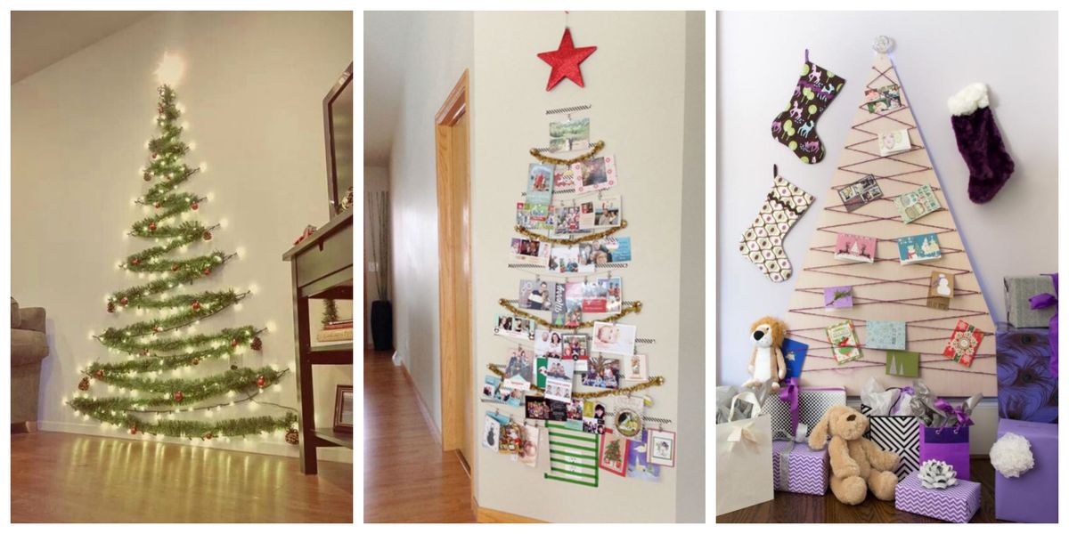 DIY Weihnachtsbaum als Wanddeko :)