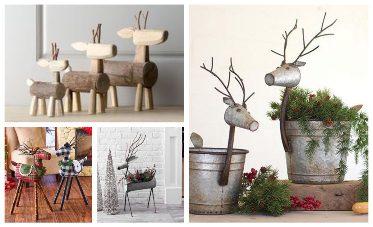 Einfache Rentierdeko zum Verlieben :)