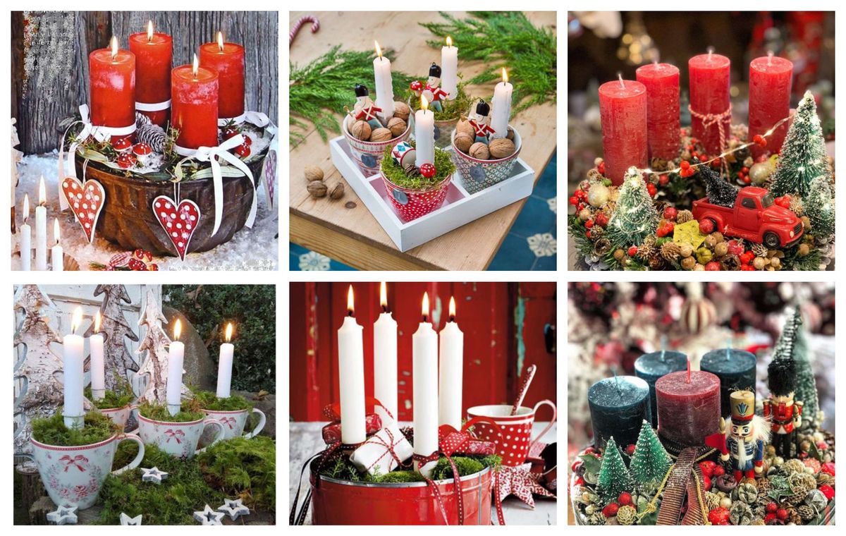 Ein wahrer Hingucker für die Adventszeit: originelle Adventskränze im ländlichen Stil :)