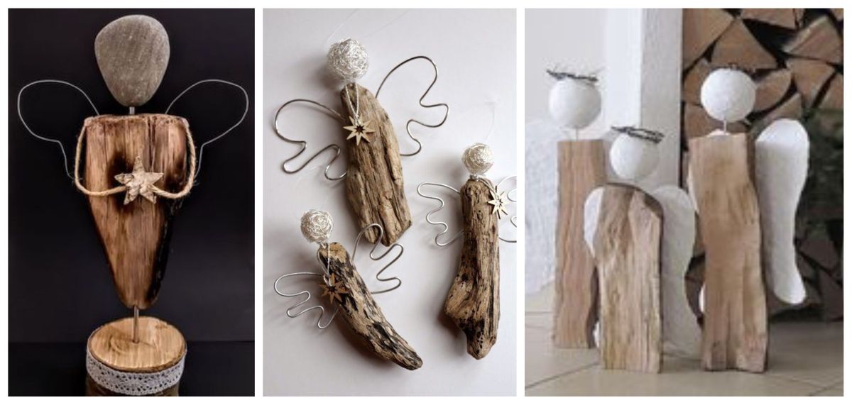 Wunderschöne Schutzengel aus Holz selber machen :)