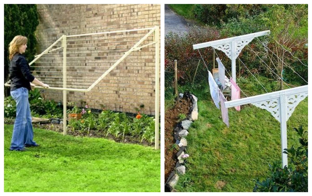 Diese Idee wird deine Zeit und Geld sparen: Wäsche im Garten trocknen lassen :)