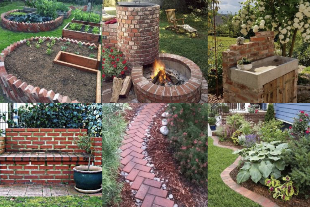 Praktische Gartenprojekte aus Ziegelsteinen