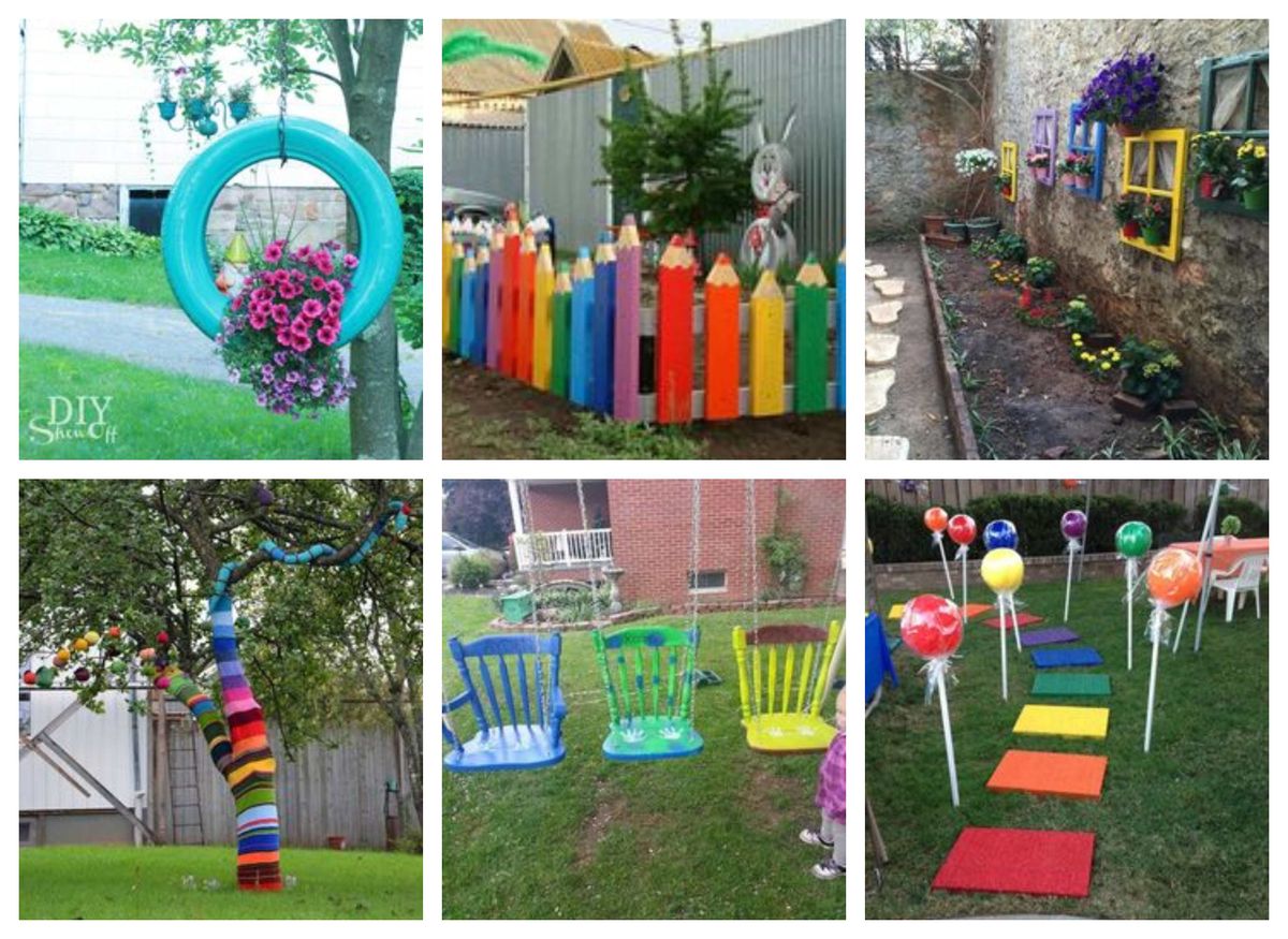 10 Ideen für wunderschöne bunte Gartengestaltung :)