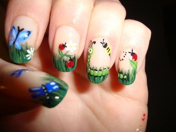 Frühling Nageldesign-Inspirationen :)