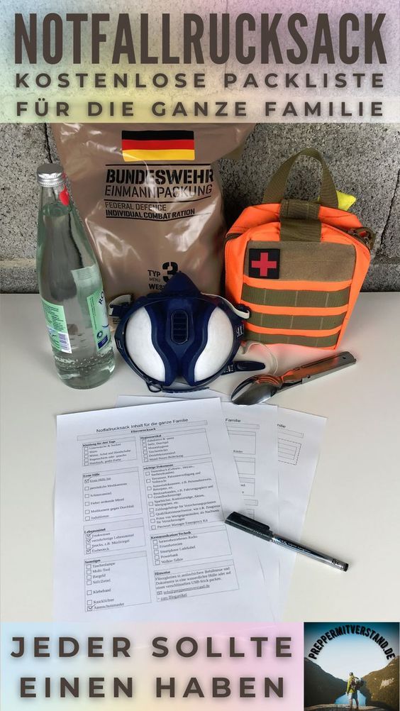 Was muss in ein NOFALL-GEPÄCK ?