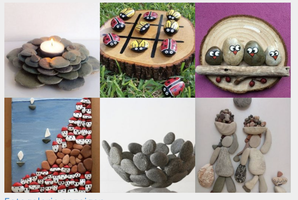 Super einfache Bastelideen mit Steinen für ganze Familie! :)