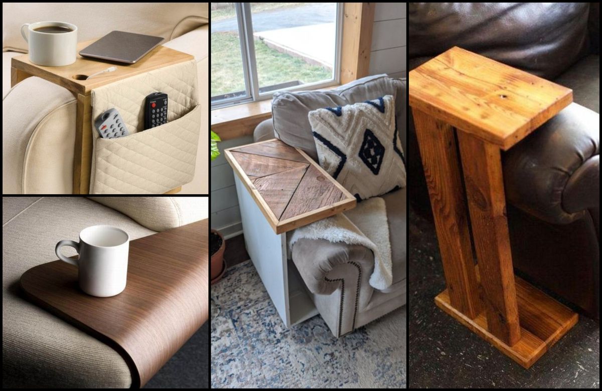 Platzsparende Beistelltische – Wohnzimmer Ideen