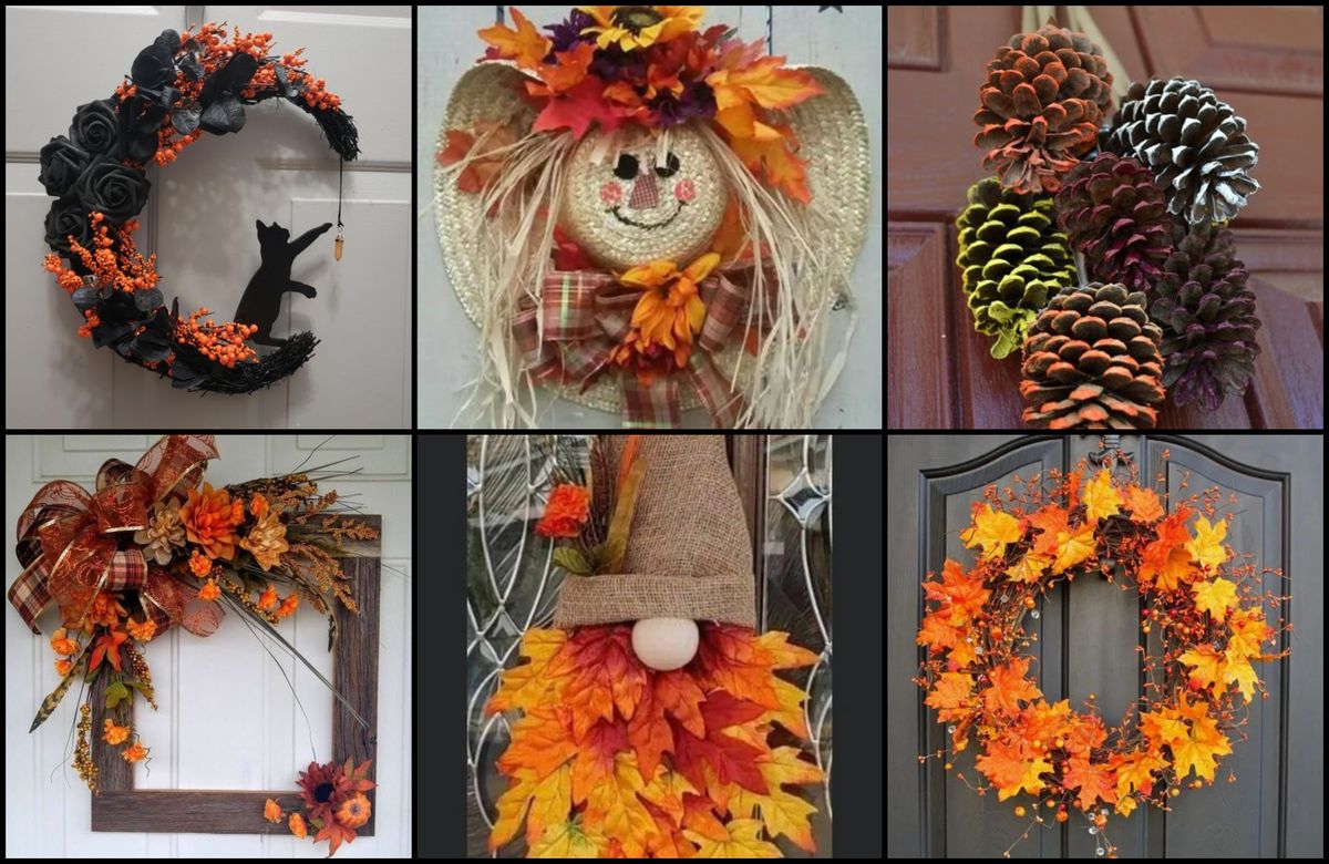 Herbst-Tür-Deko selber machen: 11 großartige Ideen