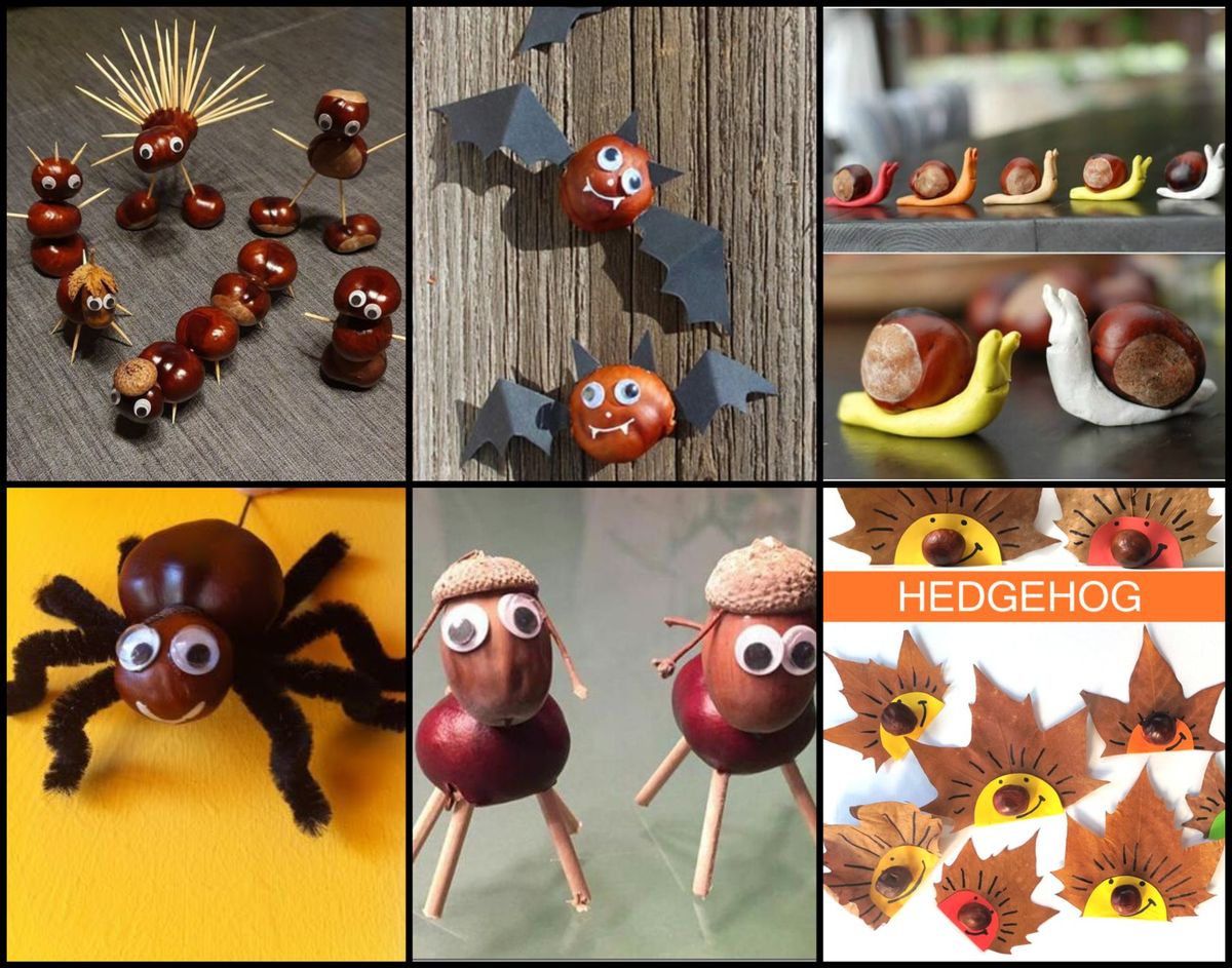 Diy Deko mit Kastanien – kreative Bastelideen für Kinder  :)