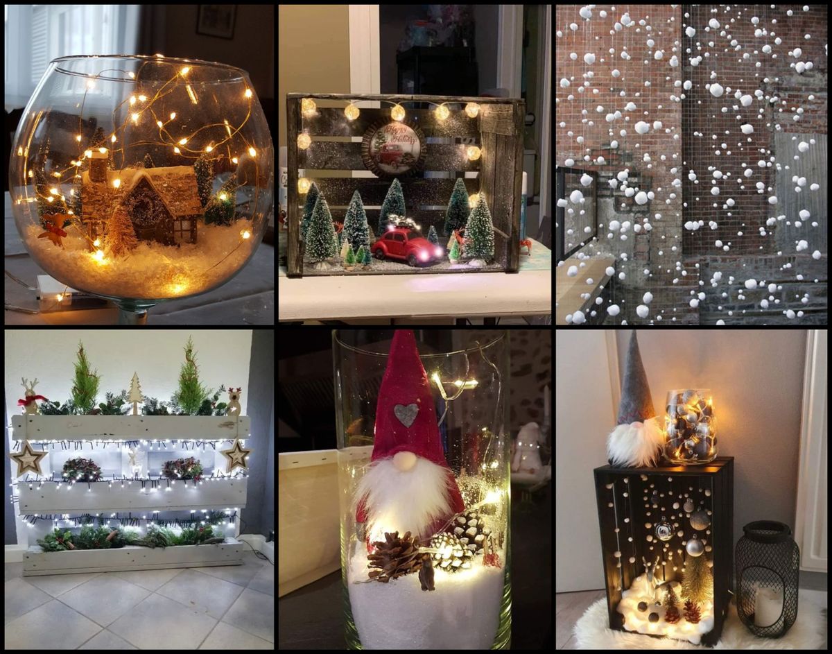 DIY gemütliche Winterdeko-Ideen für Weihnachten :)