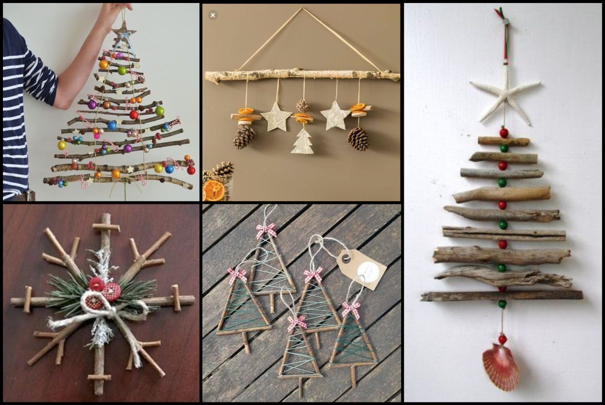 Diy Weihnachtsdeko mit Zweigen :)