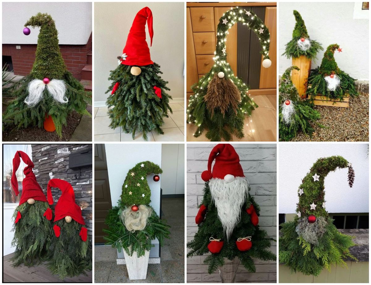 Festliche DIY Weihnachtsbaumzwerge :)