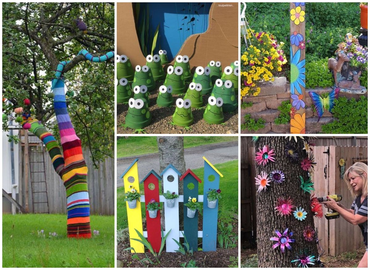 DIY Garten Kunst- und Deko-Projekte