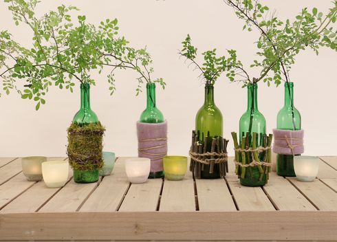 17 tolle DIY Ideen für Basteln mit Glasflaschen :)