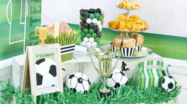 Kindergeburtstag unter dem Motto Fußball :)