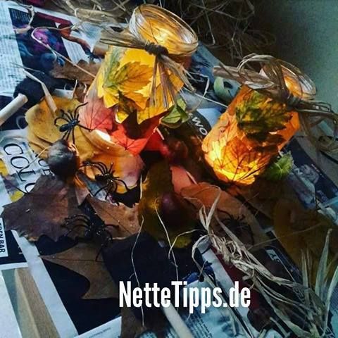 Eine tolle Anleitung für schöne Herbstlichter :) !