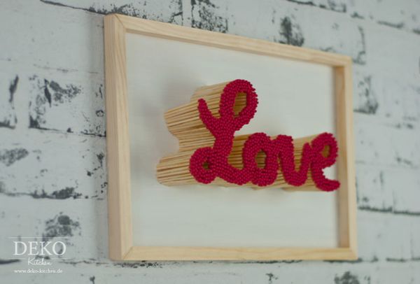 DIY: aus Streichhölzern ausgefallene Deko basteln :)