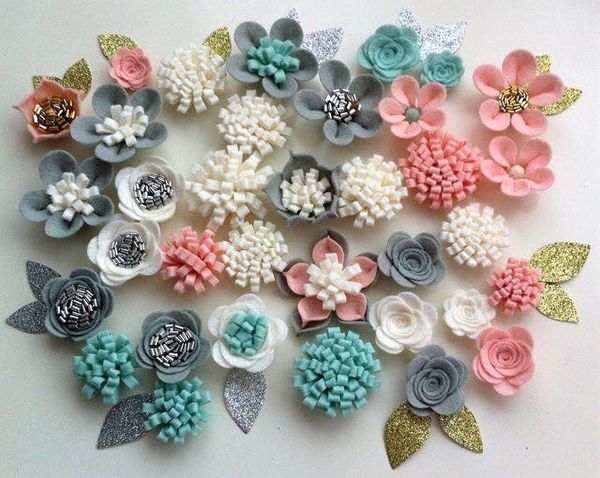 Kreativ Dekorieren mit Stoffblumen :)