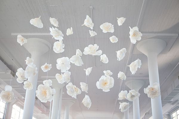 Originelle hängende Blumen-Dekoration :)