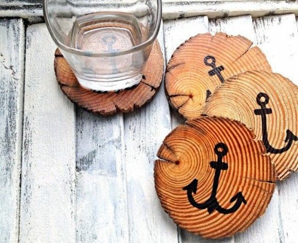 Kreative Bastelideen mit Holzscheiben :)