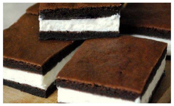 Rezept: Leckere Kinder Milch-Schnitte ohne Mehl :P