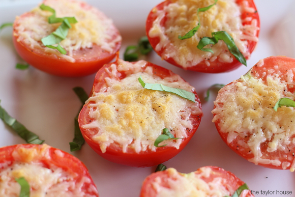 Gegrillte Tomaten mit Parmesan