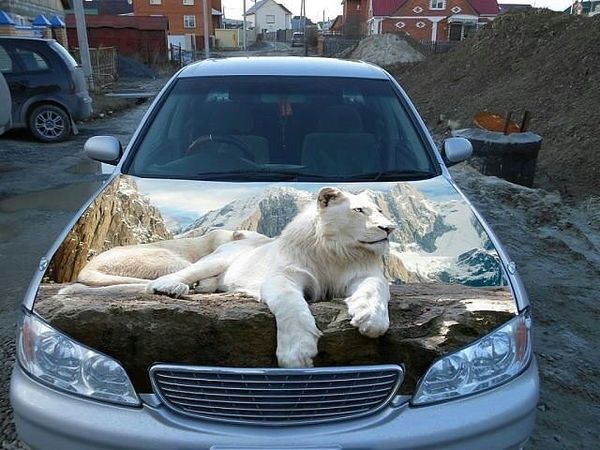 Tolle 3D-Autotapeten