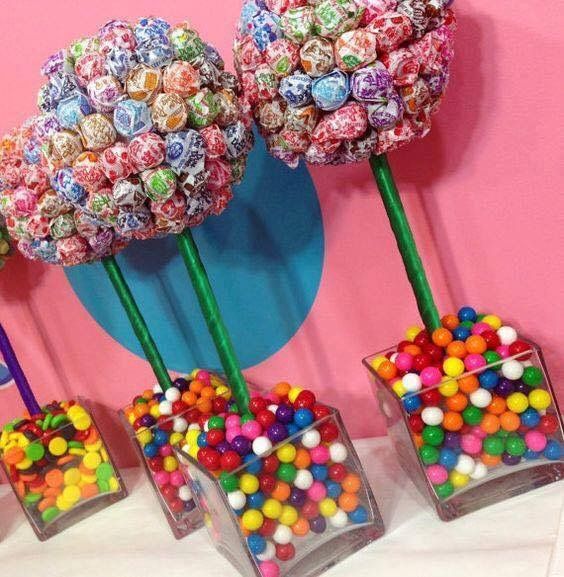 Süßigkeiten für Party stylen