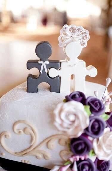 Lustige Tortenfiguren für Hochzeit