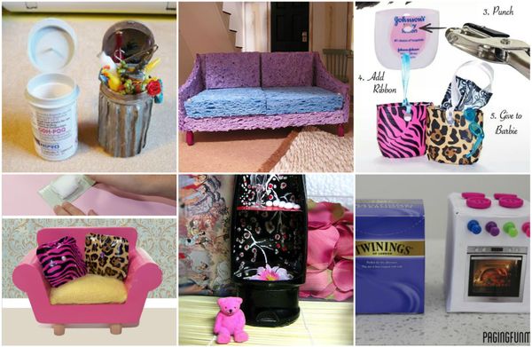 20 DIY Möbel für BARBIE