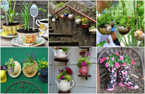 Revolution im Garten: originelle Gartendekorationen :)