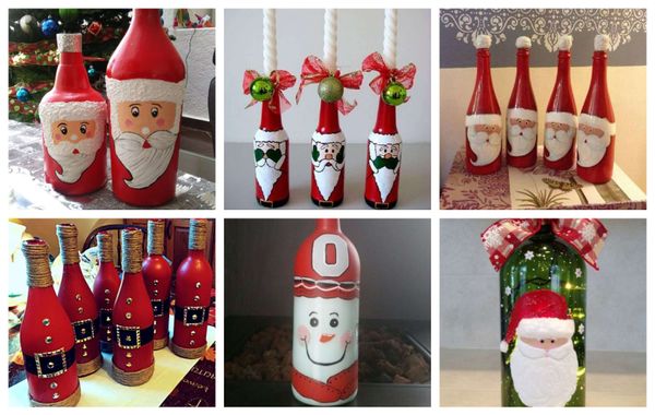 NIKOLAUS mit Glasflaschen basteln – Ideen für Kinder :)