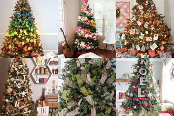 Den Weihnachtsbaum ein bisschen anders dekorieren ;)