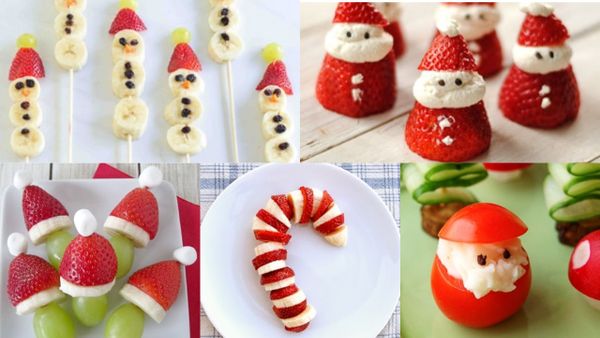 Kinder Snack für Weihnachten – gesund, einfach und lustig