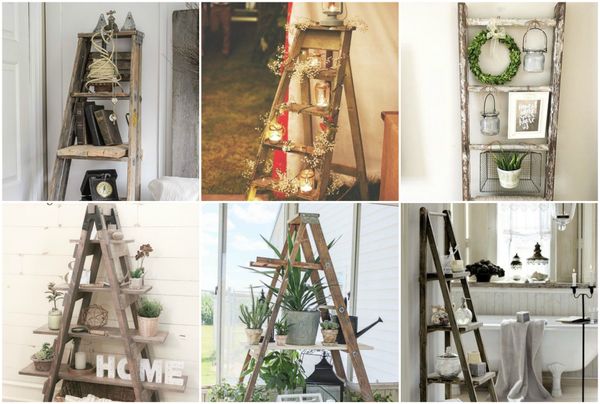 Die 15 schönsten Dekoideen mit Leitern :)