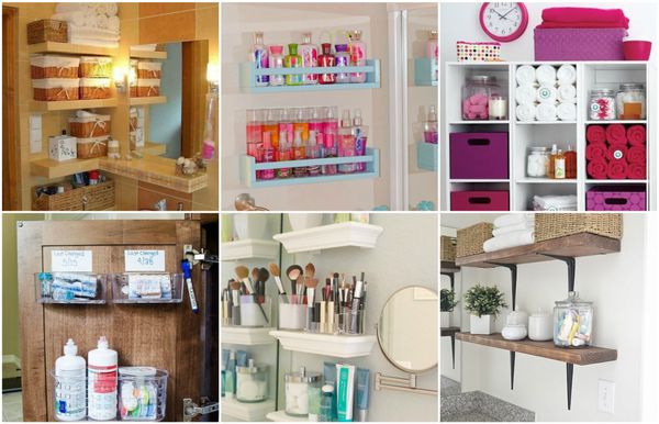 45 platzsparende Einrichtungsideen für kleine Bäder :)