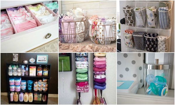 Babysachen und Wickeltisch organisieren – 20 geniale Ideen für alle Eltern ;)