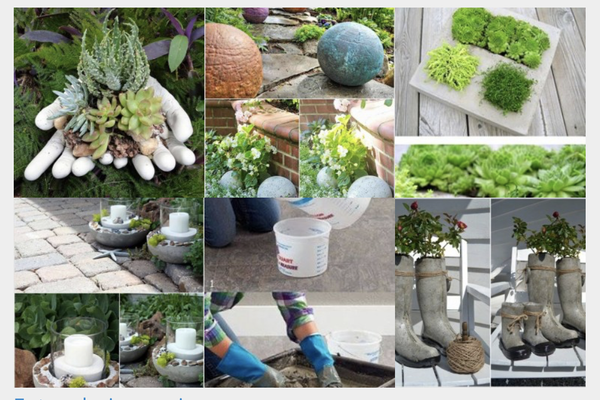 Ein wahrer Hingucker: Gartendeko aus BETON zum Selbermachen :)