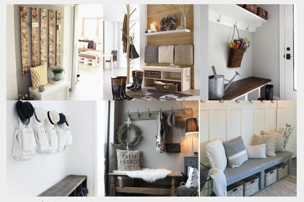 Eingangsbereich und Vorraum platzsparend einrichten :)