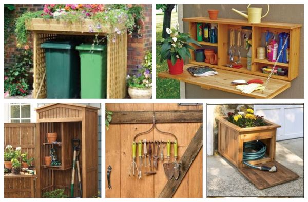 10 praktische Lagerung Ideen für Garten! :)