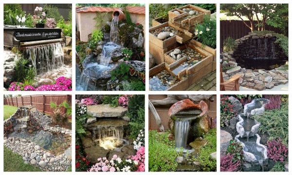 15 sommerliche Ideen: Wasserfälle im Garten :)