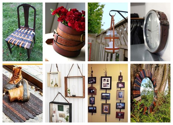 15 praktische Ideen: Alte Gürtel wiederverwenden